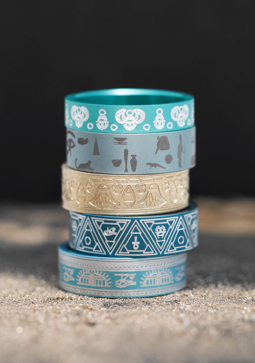 Addon Or Jaune Gravé - Addon En Or Jaune Piqueté "Egypte" N°12