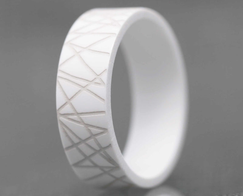 Addon Polymère Gravé - White & Grey Z