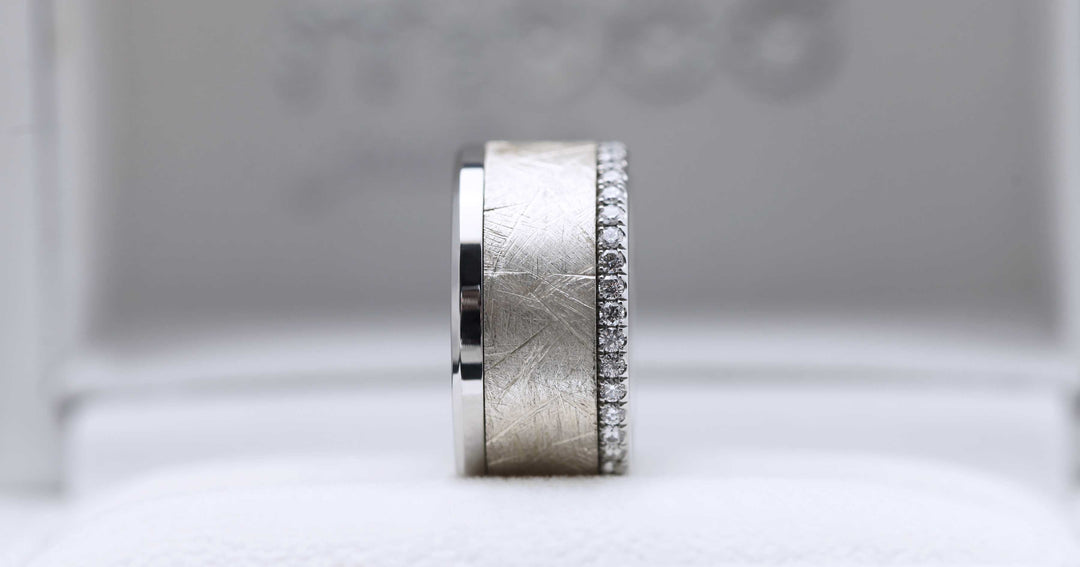 Coffret Joaillerie - Diamants et Argent brossé