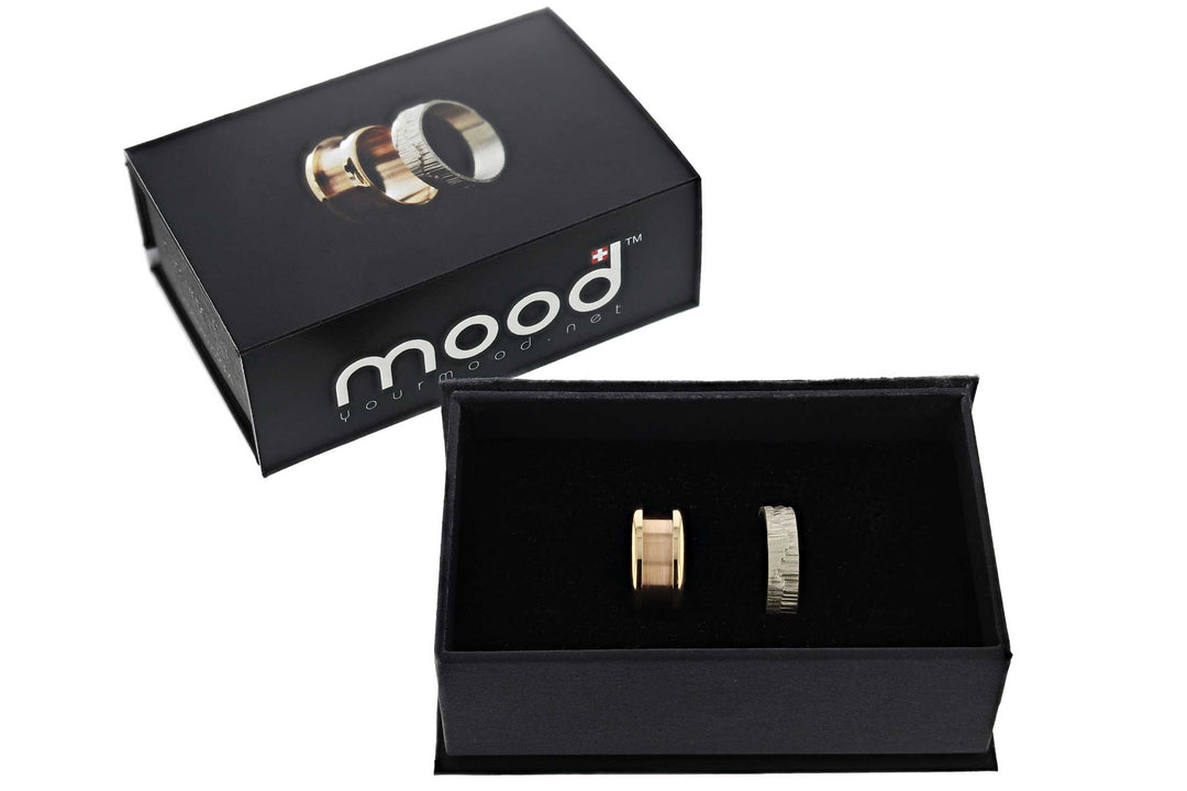 Coffret - BAGUE MOOD INTERCHANGEABLE, COULEUR OR<br>Coffret | Mont Rose