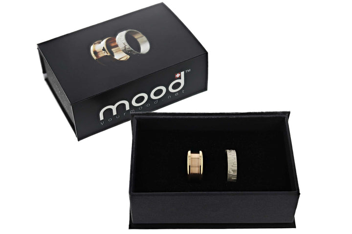 Coffret - BAGUE MOOD INTERCHANGEABLE, COULEUR OR<br>Coffret | Mont Rose
