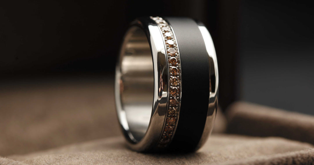 Coffret Joaillerie - Diamants bruns et aluminium noir