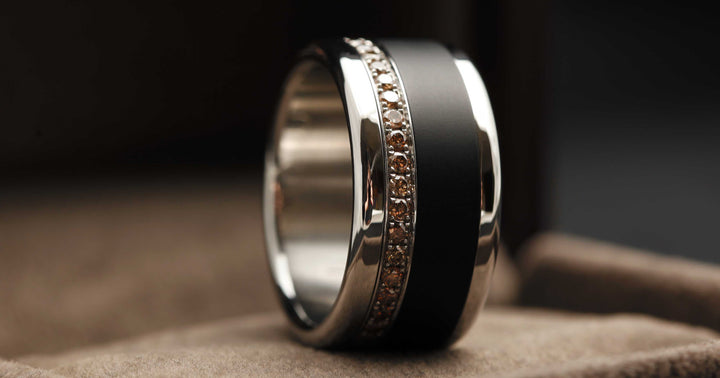 Coffret Joaillerie - Diamants bruns et aluminium noir