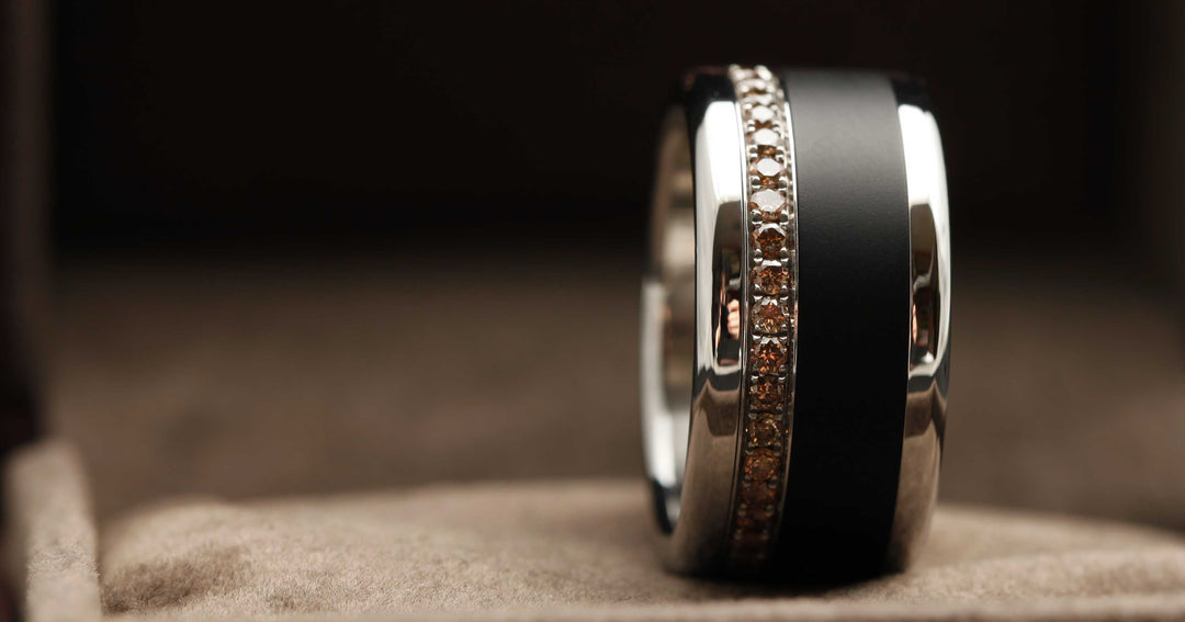 Coffret Joaillerie - Diamants bruns et aluminium noir