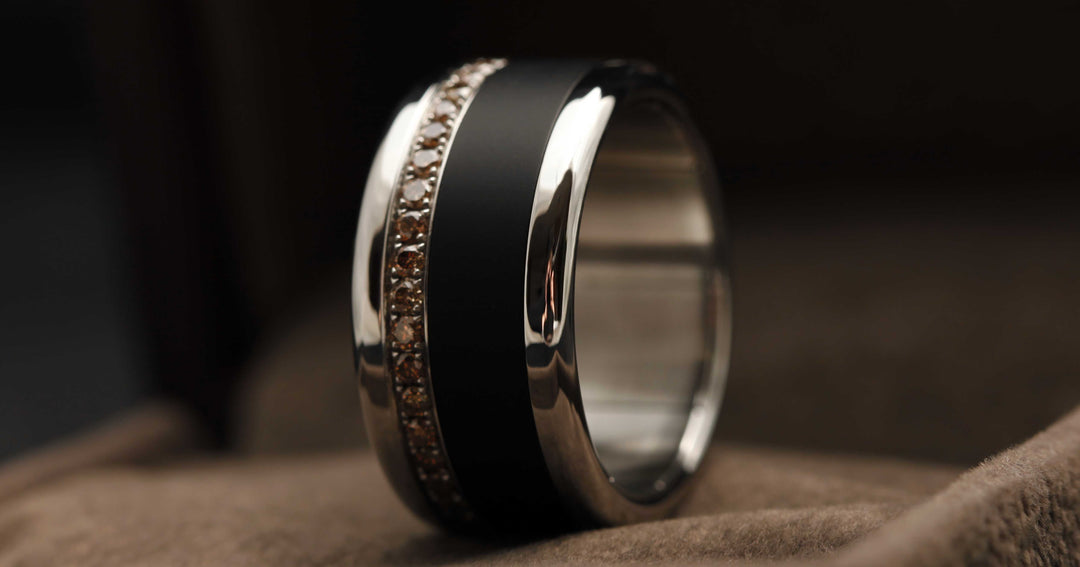 Coffret Joaillerie - Diamants bruns et aluminium noir