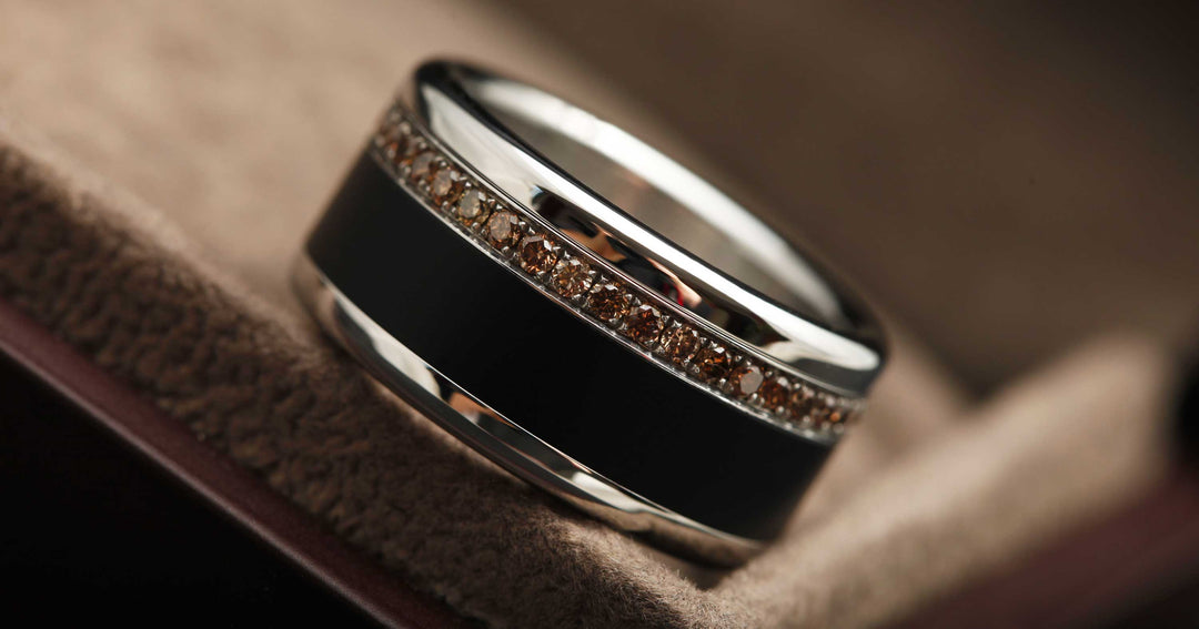 Coffret Joaillerie - Diamants bruns et aluminium noir