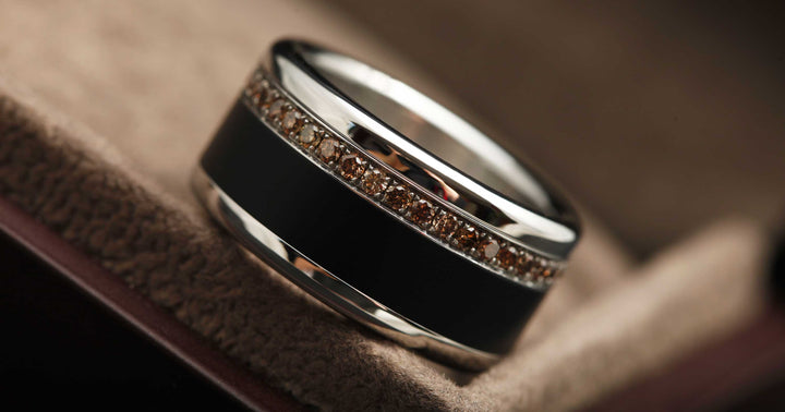 Coffret Joaillerie - Diamants bruns et aluminium noir