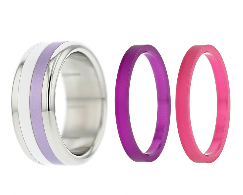 bague mood couleurs interchangeable coffret été