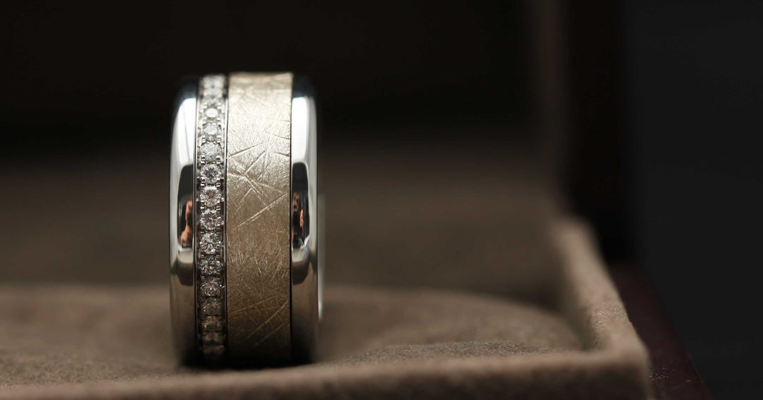 Coffret Joaillerie - Diamants et argent brossé