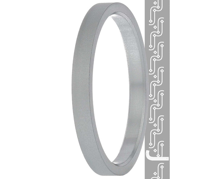 Medium Aluminium Gravé - Medium J