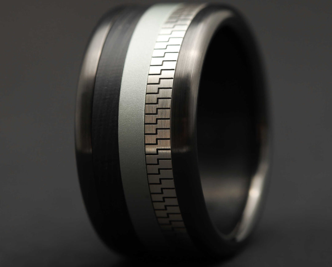 Medium Argent Gravé - Amaya