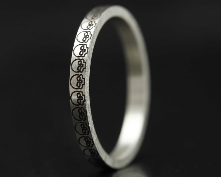 Medium Argent Gravé - Craneo Argent