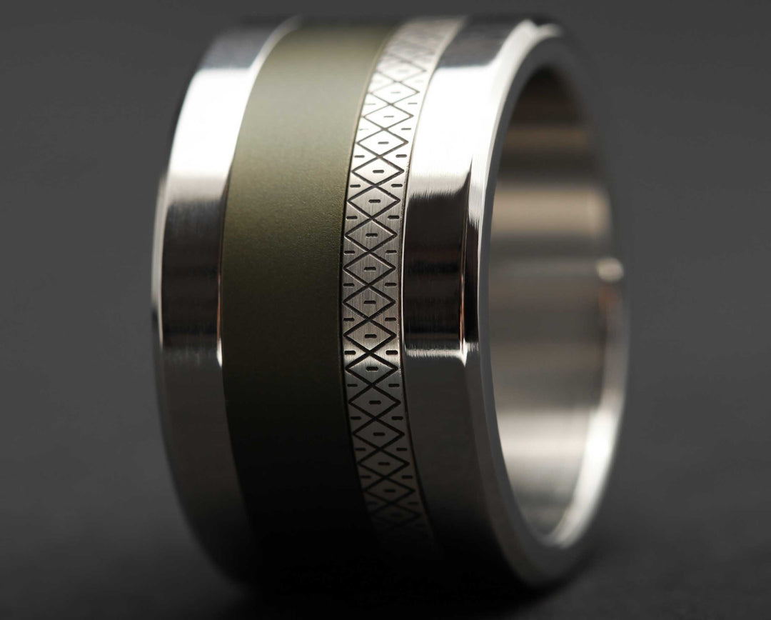 Medium Argent Gravé - Kiona