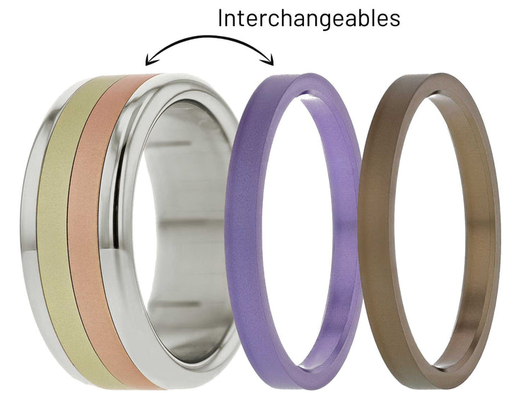 AUSWECHSELBARER MOOD RING<br>Ring-Set Summer 2022