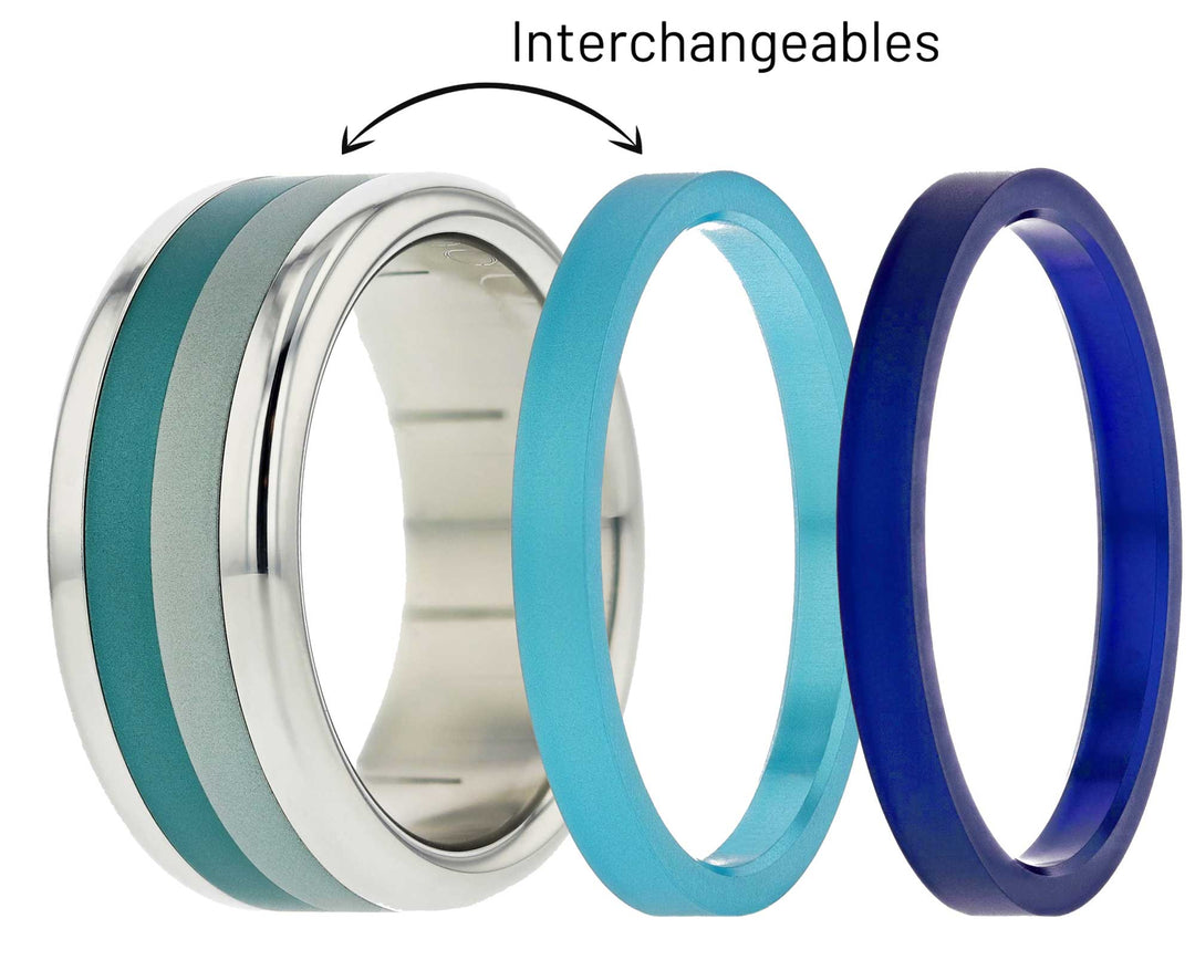 AUSWECHSELBARER MOOD RING<br>Ring-Set Summer 2022