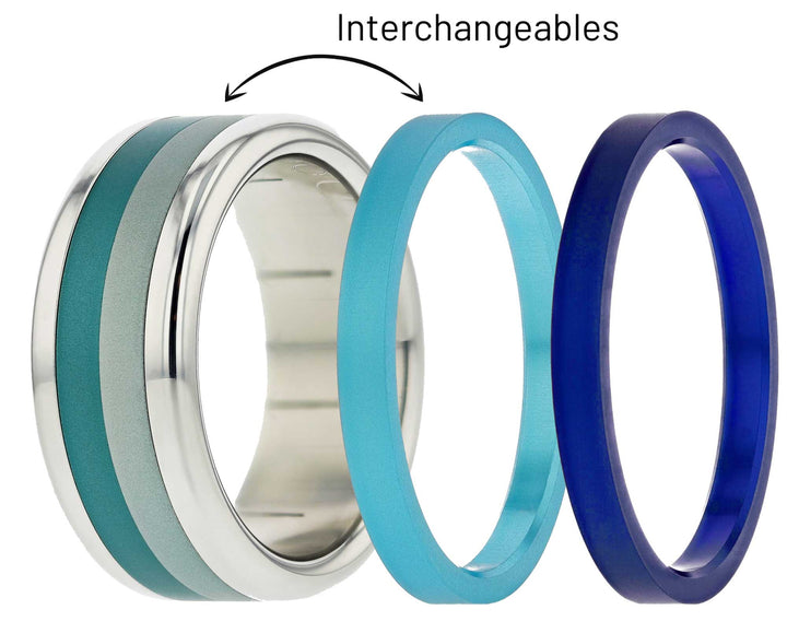 AUSWECHSELBARER MOOD RING<br>Ring-Set Summer 2022