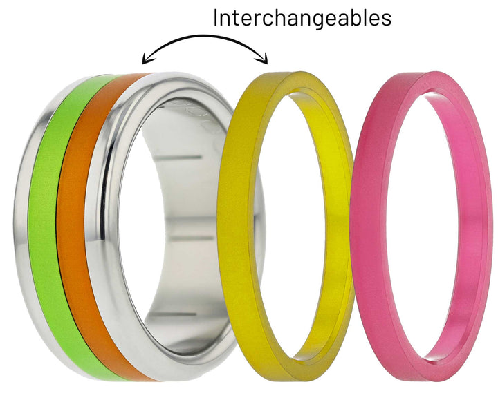 AUSWECHSELBARER MOOD RING<br>Ring-Set Summer 2022