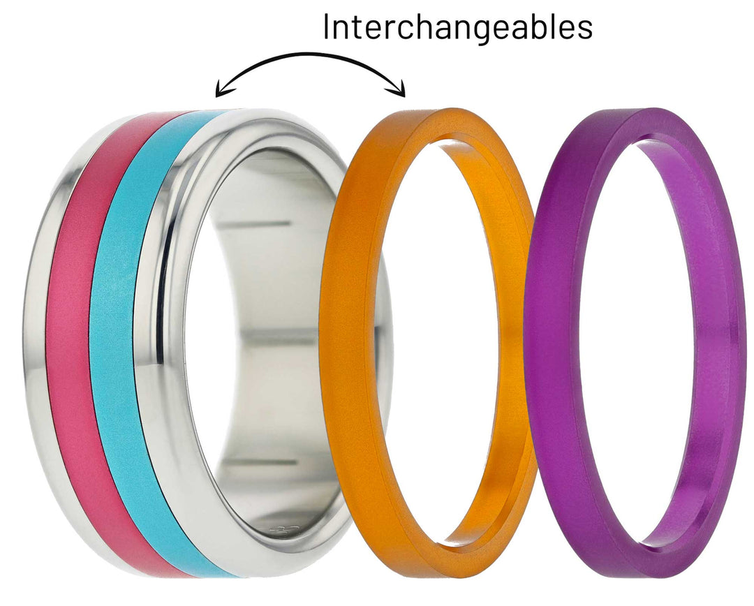 AUSWECHSELBARER MOOD RING<br>Ring-Set Summer 2022