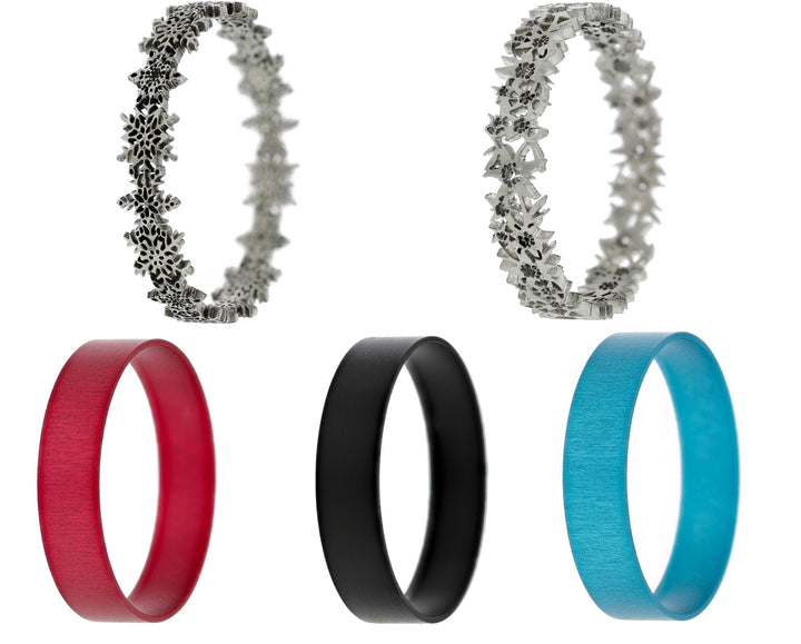 Pack edelweiss et flocons - couleurs