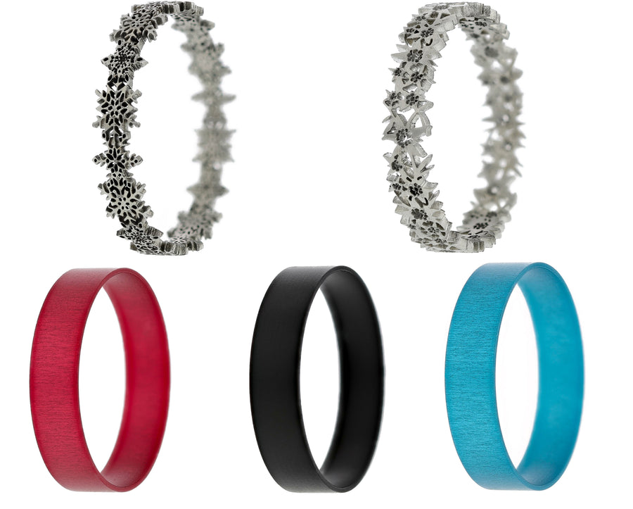 Pack edelweiss et flocons - couleurs