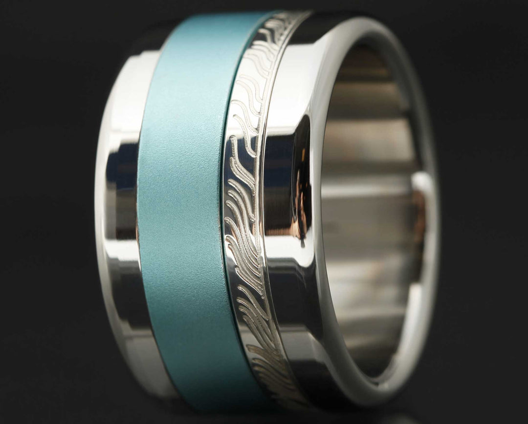 Medium Feather Silber