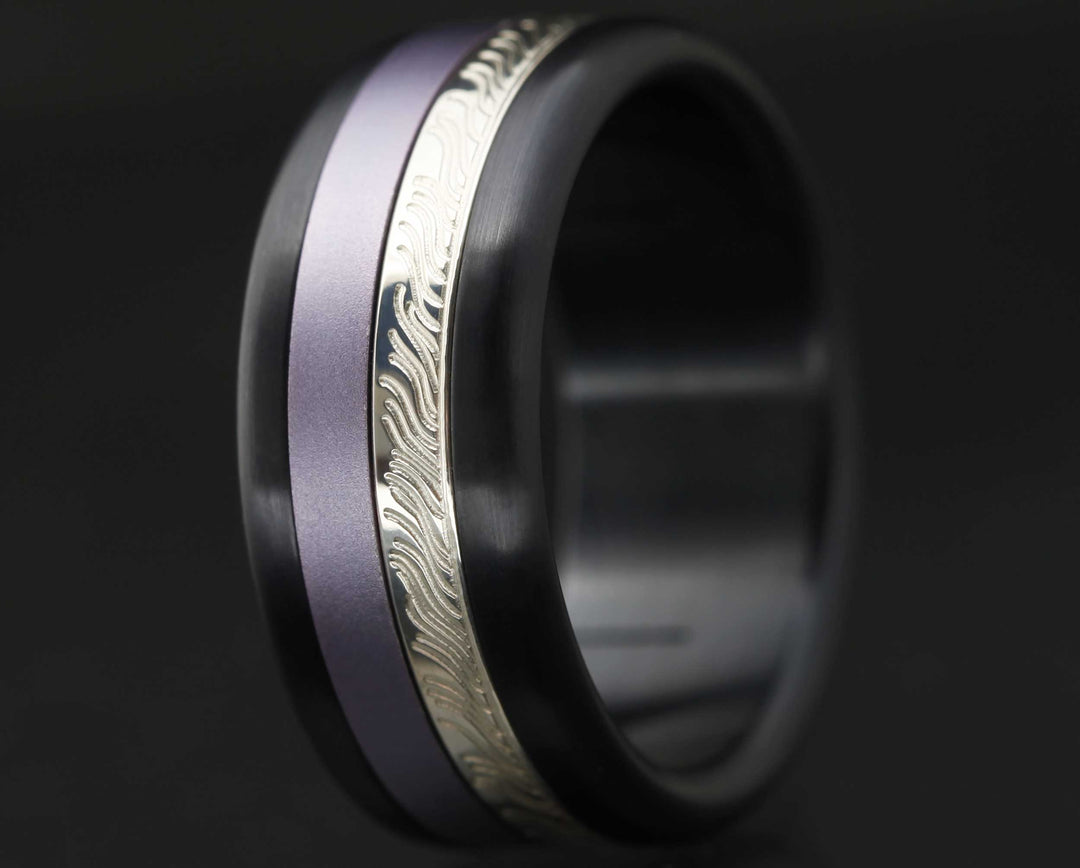 Medium Feather Silber