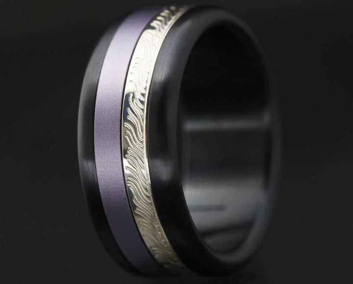Medium Feather Silber