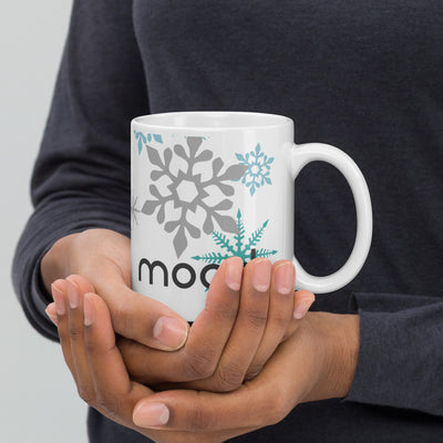 Mug Shiny White - Mood Flakes